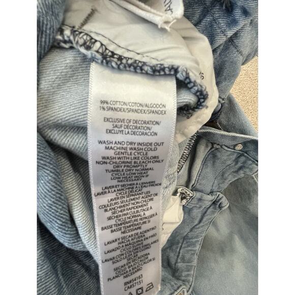 Vintage Calvin Klein Jeans Womens 32 Blue Denim Baggy High Rise‎ 90s w/ belt y2K - Picture 8 of 11